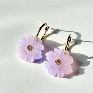 Wildflower Earrings - Lavender | Hagen + Co