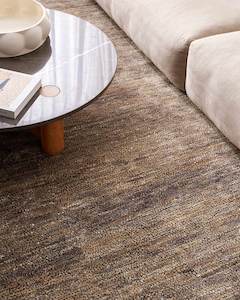 Jute Floor Rugs: Baya Fairbanks Floor Rug - Fossil