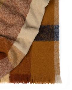Weave Home Kinloch Throw Blanket - Spice  | NZ Wool