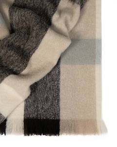 Weave Home Kinloch Throw Blanket - Cocoa  | NZ Wool