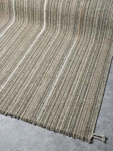 Tribe Home Inca Rug - Olive Brown | 100% NZ Wool