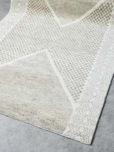 Tribe Home Marisa Rug - Mushroom | 100% NZ Wool Designer Rug
