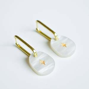 Earrings: Starlight Earrings - Pearl | Hagen + Co