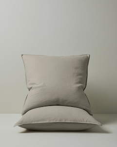Ravello Linen Pillowcases - Pebble | Standard, King, or Euro