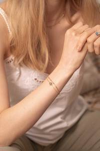 Outlet: Zoaje Vietnam Bracelet | 14k Gold-Filled with Labradorite