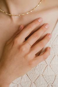 Outlet: Zoaje Ubud Chain-Link Ring | 14k Gold-Filled