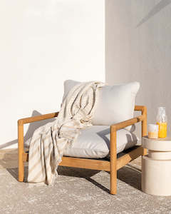 Baya Banksia Throw - Almond | Summer Outdoor Style