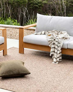 Baya Burleigh Floor Rug - Teak | Indoor or Outdoor