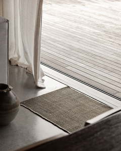 Rugs: Baya Lonsdale Floor Mat - Olive | Indoor or Outdoor