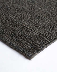 Baya Madagascar 100% Hemp Floor Rug - Licorice
