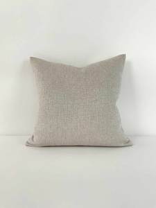 Neutral Cushion Cover in Mokum Fabric - Colour Linen