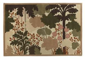 Floor Rugs Collections: Élitis Passiflore Wool Rug - Primerose