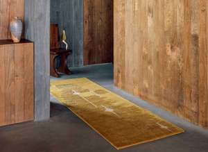 Floor Rugs Collections: Élitis Marcel Wool Runner Rug - Ocre