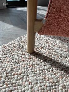 Rugs: Tribe Home Pearle Rug - Coral | 100% Wool Rug