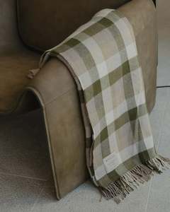 Throws: Weave Caldwell Wool Throw Blanket - Landscape