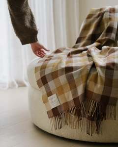 Weave Caldwell Wool Throw Blanket - Autumn
