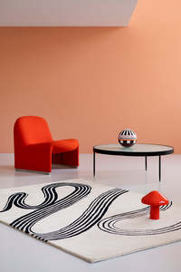 Decor Designer Floor Rug - Flow, Sand | Brink & Campman