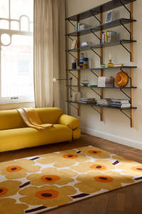 Marimekko Unikko Wool Rug - Honey