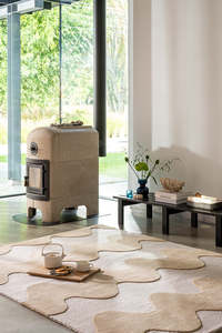 250 X 350cm: Marimekko Lokki Wool Rug - Butter