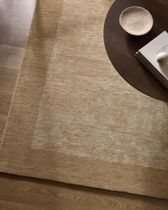 Mayfair Wool/Linen Floor Rug - Wheat