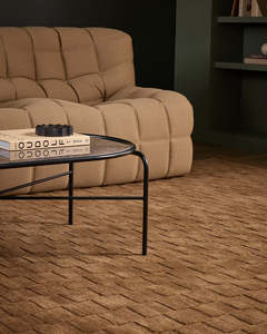 Baya Hugo NZ Wool Floor Rug - Toffee