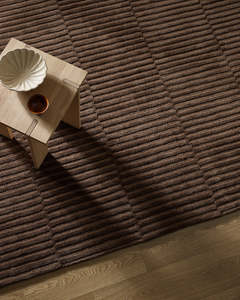 Baya Anni Wool Floor - Chocolate