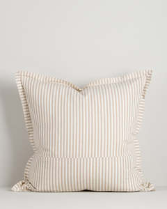 Cushions: Baya Rowan Cushion - Oat
