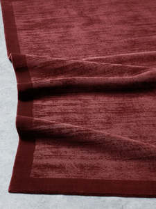 Tribe Home Tait Runner Rug - Dark Cherry | 100% NZ Wool