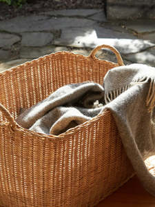 All Bedding: Città Wool Throw Blanket - Grey | 100% NZ Wool
