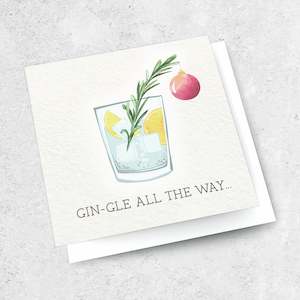 Small Cards: gin-gle all the way