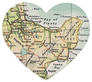 Maps 1: heart map adhesive - F