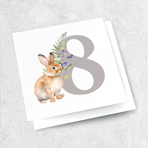 Small Textured Cards: 8 year birthday