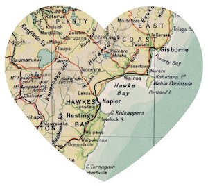 Maps 1: heart map adhesive - D