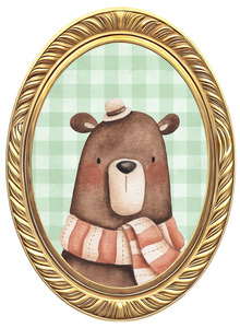 Kids: top hat bear