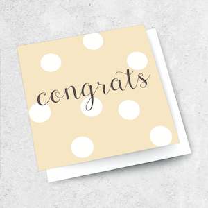 Small Cards 1: congrats