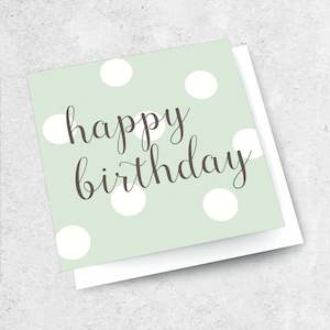Small Cards 1: happy birthday