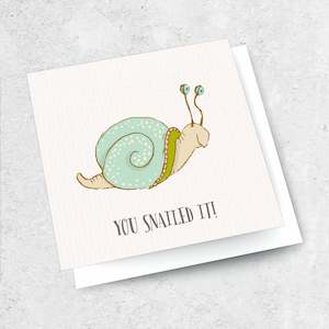 you snailed it!