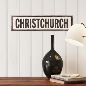 Wall Art: CHRISTCHURCH