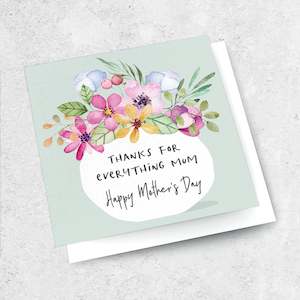 thanks for everything mum