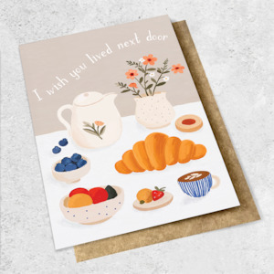 Large Cards 1: i wish you lived next door