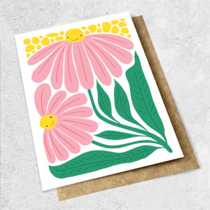 Large Cards 1: happy flowers