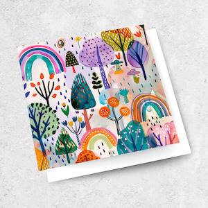 Small Cards Textured: lilac forest