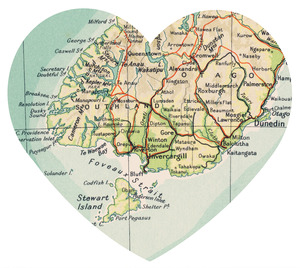 Maps 1: heart map adhesive - southland