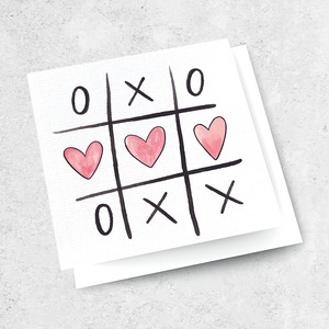 Valentines Day: noughts & hearts