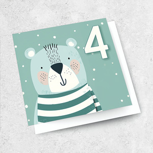 Small Cards 1: age 4 - bear