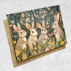Easter: forest bunnies