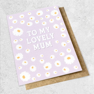 to my lovely mum