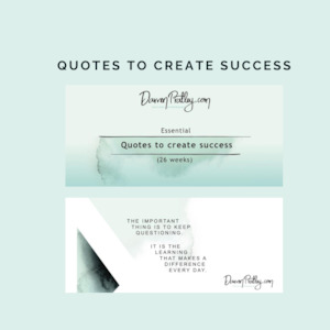 Motivation: Quotes to Create Success Calendar
