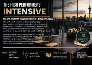 One Day Intensive includes Executive Dinner