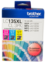 Genuine Brother LC-135XLCL3PK (3 Colour Pack) Ink Direct